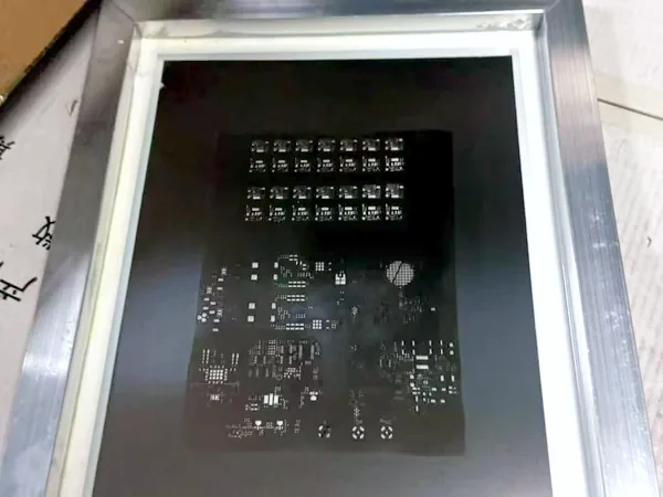 Electropolished framed SMT stencil with a smooth aperture finish